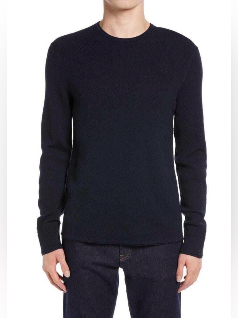 Rag & Bone NWT Men's Black Collin Merino
Wool Sweater
